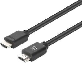 Manhattan HDMI 4K@60Hz Cable with Ethernet, 22.5m, Suitable for ALL 4K & 1080p/HD uses - when upgrading now or have it ready for when you need it, Male to Male, Black, Ultra HD 4k x 2k, Lifetime Warranty, Premium High Speed