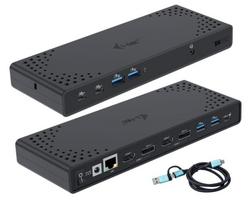 i-tec USB 3.0 / USB-C 2x 4K 1x 5K Dual Display Gen.2 2x DP 2x HDMI LAN Audio Power Delivery 100W