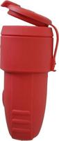 N_L Ilgintuvo lizdas N&L, 3P, 16A, 250V, IP44, raudonos spalvos