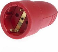 N_L Ilgintuvo lizdas N&L, 3P, 16A, 250V, raudonos spalvos