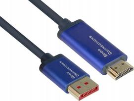 Adapter AV Alcasa Alcasa 4860-SF050B adapter kablowy 5 m DisplayPort HDMI Blue | 4860-SF050B | 4014619709113