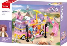 Sluban Konstruktorius Sluban Girls dream Music M38-B1165, plastikas