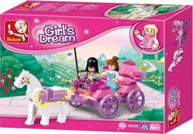 Sluban Konstruktorius Sluban Princess carriage M38-B0239, plastikas