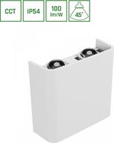 Spectrum Sieninis lauko šviestuvas 4W, LED, CCT, 400lm, IP54, baltas