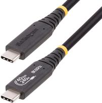 Kabel USB StarTech USB-C - USB-C 0.5 m Black (50C-40G-USB4-CABLE) | 50C-40G-USB4-CABLE | 065030901673