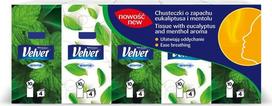 Velvet Vienkartinės nosinaitės Velvet, 4 sl, 10 vnt.