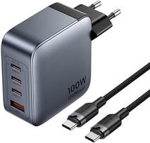 Vention 100W charger 1xUSB-A 3xUSB-C + cable