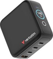 Verbatim - Mini GaN Charger 4-port 140W with Display