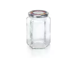 Leifheit Hexagonal glass jar, 770ml