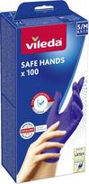 Vileda Safe Hands – nitrile gloves S/M 100 pcs