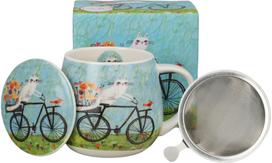 Puodelis su sieteliu Bicycle, 430 ml