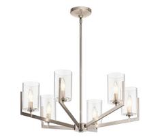 Quintiesse QN-NYE6-CLP - liustra ant strypo NYE 6xE14/40W/230V, matinis chromas