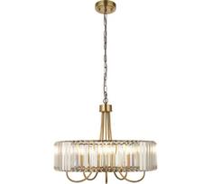 Endon 119610 - Pakabinamas šviestuvas ant grandinės VISCONTI 5xE14/6W/230V žalvaris