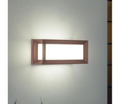 Brilagi - LED Lauko sieninis šviestuvas PARKER LED/12W/230V rudas IP44