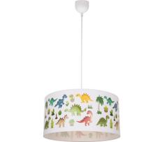 Vaikiškas pakabinamas šviestuvas KIDS ROOM 1xE27/60W/230V skersmuo 40 cm dinozauras