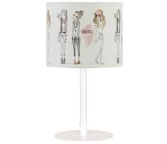 Vaikiška stalinė lempa GIRLS VIBES 1xE27/60W/230V, skersmuo 18 cm, mergaitėms