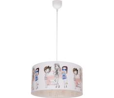 Vaikiška liustra GIRLS VIBES 1xE27/60W/230V skersmuo 40 cm mergaitėms