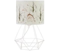Vaikiška stalinė lempa KIDS ROOM 1xE27/60W/230V, skersmuo 18 cm, su gyvūnėlių dekoru
