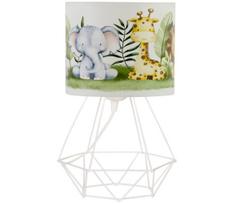 Vaikiškas stalinis šviestuvas KIDS ROOM 1xE27/60W/230V Ø 18 cm džiunglės