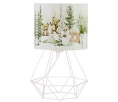 Vaikiška stalinė lempa KIDS ROOM 1xE27/60W/230V, skersmuo 18 cm, gyvūnėliai