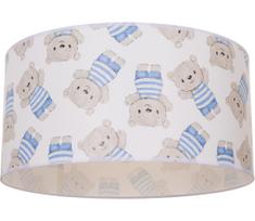 Vaikiškas lubinis šviestuvas KIDS ROOM 1xE27/60W/230V, skersmuo 40 cm, meškiukas
