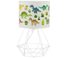 Vaikiška stalinė lempa KIDS ROOM, 1 x E27 (60 W), 230 V, Ø 18 cm, dinozauras