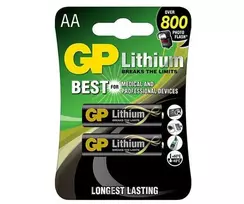 Elementai GP LITHIUM AA/LR06, 1,5V, 2 vnt.