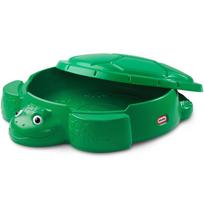 Little Tikes Vėžliuko smėlio dėžė su dangčiu 2-in-1 baseinui