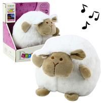 Pliušinis žaislas avis Lean Toys Soothe, balta sp., 14.5 cm