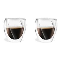 Puodeliai 2 vnt. kapučino/su dviguba sienele 250 ml Cristallo – Vialli Design