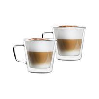 Iš stiklo puodeliai 2 vnt. kapučino/su dviguba sienele 350 ml – Vialli Design