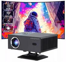 VIZIO TECH X6M multimedinis projektorius, Android 11, 12000LM, FHD 4K, puiki dovana komunijai