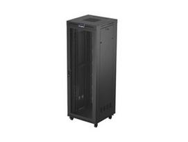 LANBERG rack cabinet 19 free-standing 47U 800x800 flat pack mesh door LCD black