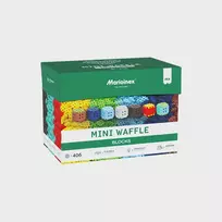 „Marioinex Mini Waffle“ konstruktoriaus kaladėlės, 406 elementų