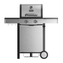 Black+Decker BXOG7200E gas grill, 2 burners x 3.6 kW