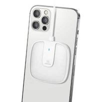 USAMS indukcinis įkroviklis US-CD153 magnetic 15W iPhone 12 series baltos spalvos CD153DZ02