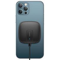 USAMS indukcinis įkroviklis US-CD159 magnetic W1 15W Extra-thin iPhone 12 series juodos spalvos CD159DZ01