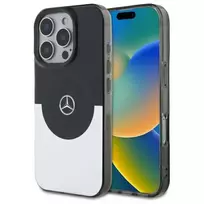 Mercedes MEHMP16X23HBIGK Apple iPhone 16 Pro Max 6.9" dėklas telefonui sidabro spalvos Doubel Layer BiColor MagSafe