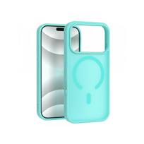 Viedtālruņa aizmugurējais vāciņš Apple Iphone 15 Matte MagSafe Case Blue, Green