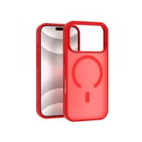Viedtālruņa aizmugurējais vāciņš Apple Iphone 15 Matte MagSafe Case Red