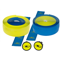 Dviračio vairo juosta LIZARD SKINS DSP V2 2.5 mm Dual Cobalt Blue/Neon