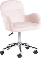 Biuro kėdė Beliani reguliuojama veliūrinė Pink PRIDDY | 382938 Bel | 4255664819895