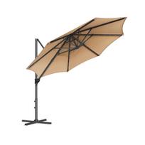 Skėtis nuo saulės, SONGMICS, 300 cm, kamelinė ruda.
