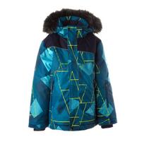 Huppa Žieminė striukė berniukams NORTONY 1, petrol pattern/ navy