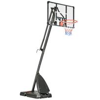 Reguliuojamas krepšinio stovas 293-350 cm, ratuku, plienas, lauko
