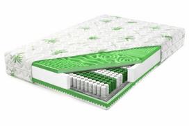 Čiužinys 90x200x21 Furniflex Pocket OP1 Aloe Vera