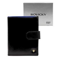 Vyriška odinė piniginė su RFID apsauga Rovicky