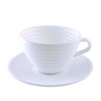Puodukų rinkinys TIGRIS 240ml Baltas grūdintas stiklas