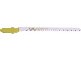 Pjūkliukai el. siaurapjūkliui, medžiui, 5 vnt. 75 mm , laikiklis BOSCH tipo, HCS EXTOL PREMIUM 8805003