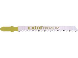 Pjūkliukai el. siaurapjūkliui, medžiui, 5 vnt. 75 mm, laikiklis BOSCH tipo, HCS EXTOL PREMIUM 8805007